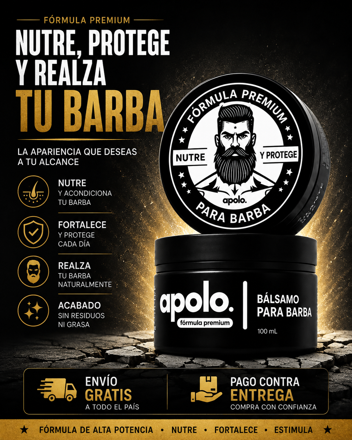 ESTIMULANTE DE BARBA: APOLO® EL ORIGINAL
