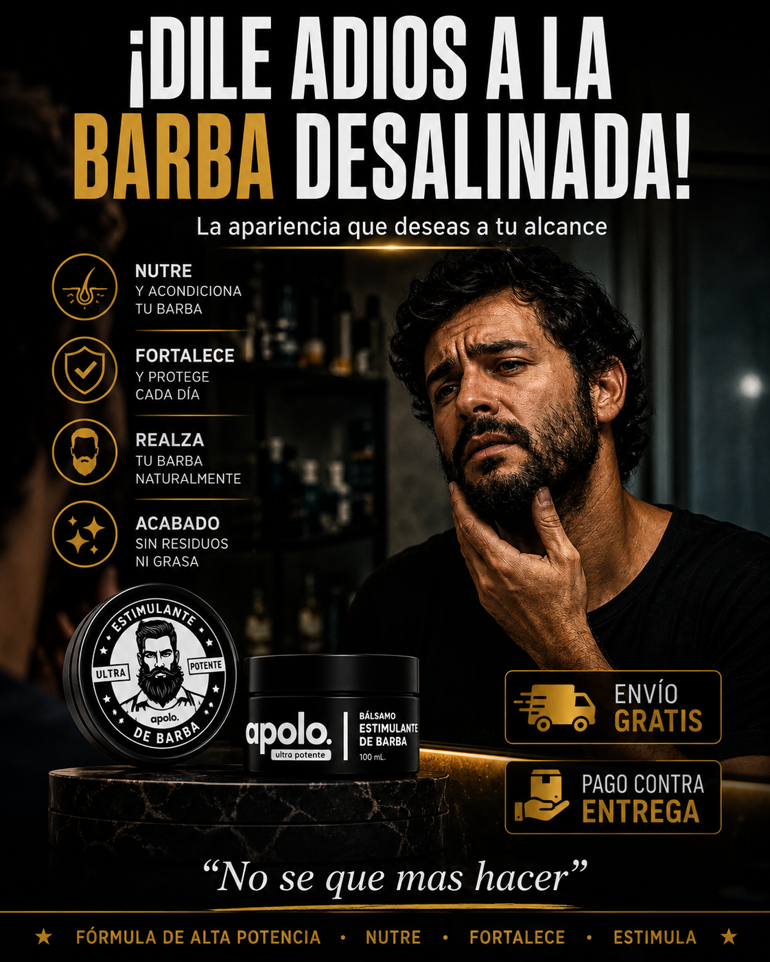 ESTIMULANTE DE BARBA: APOLO® EL ORIGINAL