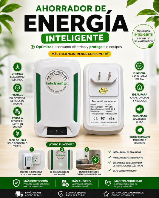 EL MEJOR AHORRADOR DE ENERGÍA: AHORRA PLUS®