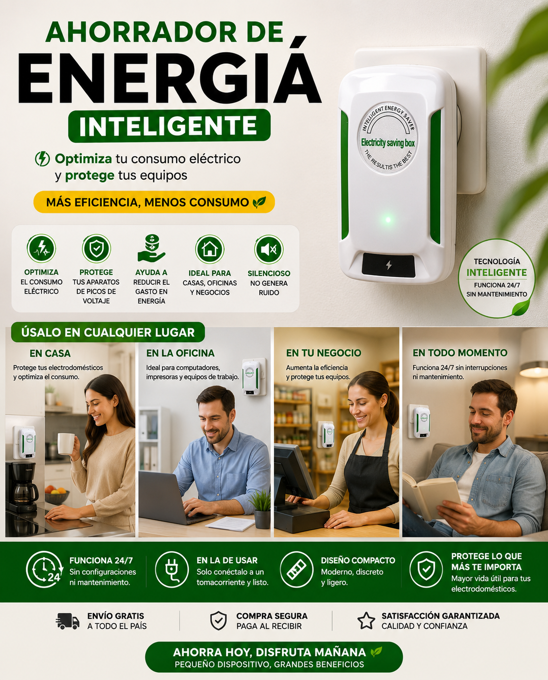 EL MEJOR AHORRADOR DE ENERGÍA: AHORRA PLUS®